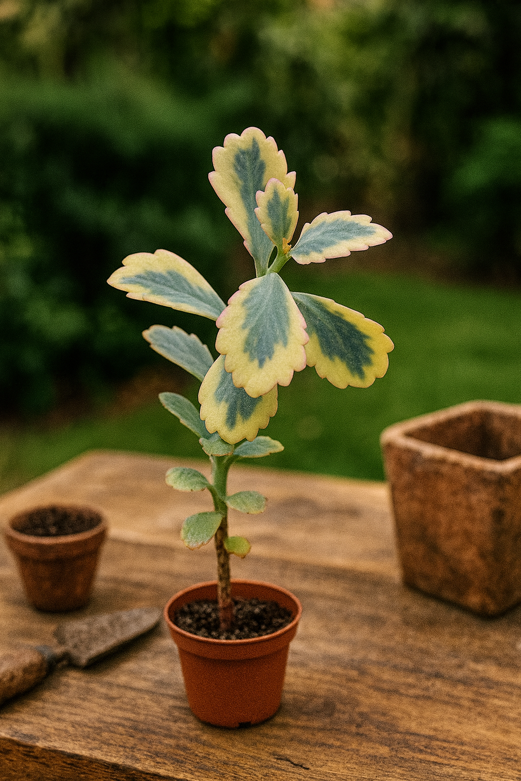 Kalanchoe fedtschenkoi ‘Variegata’ (tricolor)