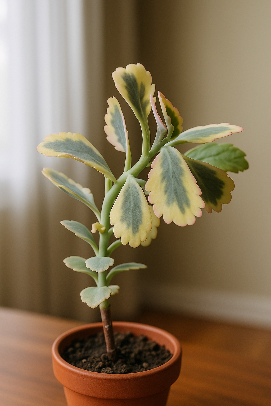 Kalanchoe fedtschenkoi ‘Variegata’ (tricolor)